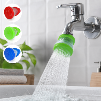 Plastic Multicolor Multipurpose Bathroom Kitchen Tap Faucet Attachment Filter Sprinkler Shower Fountain Spout Head